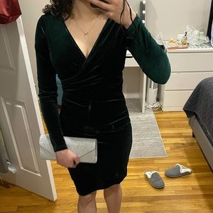Velvet midi dress from Amazon